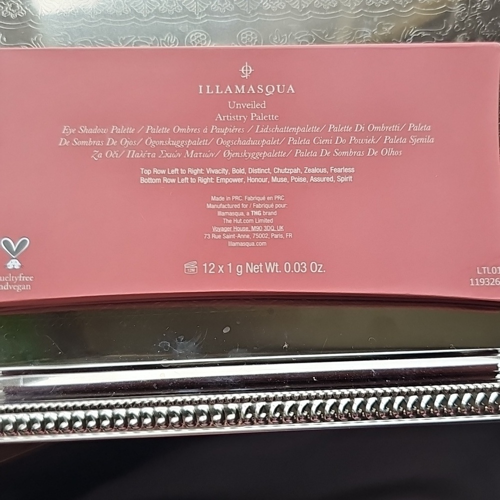NIB Illamasqua Unveiled Artistry Palette Eyeshadow - Picture 5 of 11
